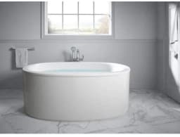 Refinia® floor-mount bath filler trim with hand shower
