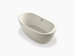 KOHLER Sunstruck® 65-1/2 x 35-1/2 in. Freestanding Bathtub with Center Drain