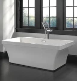 Everly® 60'' X 32'' Freestanding Tub With Integrated Waste