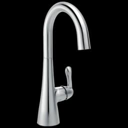 Transitional Single Handle Bar Faucet In Chrome