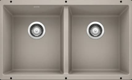 Blanco - PRECIS Equal Double Undermount granite composite