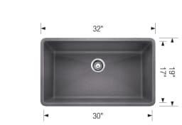 Blanco - PRECIS Super Single Undermount Granite Composite