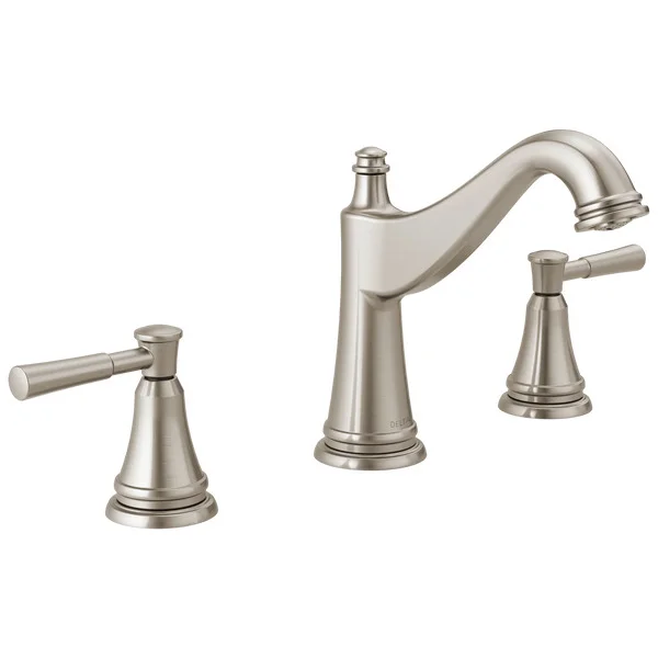 Mylan™ Two Handle Widespread Bathroom Faucet In Spotshield Brushed Nickel