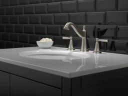 Mylan™ Two Handle Widespread Bathroom Faucet In Spotshield Brushed Nickel