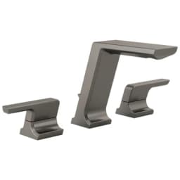 Pivotal® Two Handle Widespread Bathroom Faucet In Black Stainless