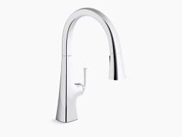 Graze®Touchless pull-down kitchen sink faucet