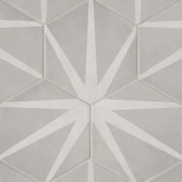 Allora 8.5" x 10" Matte Hexagon Deco Porcelain Tile