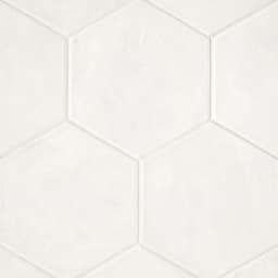 Allora 8.5" x 10" Matte Hexagon Deco Porcelain Tile