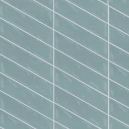Sorrento 2.5" x 10" Right Chevron Glossy Ceramic Wall Tile