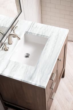 Addison 30" Single Vanity Cabinet w/ 3 CM Arctic Fall Solid Surface Countertop