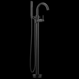 Delta® Single Handle Floor Mount Tub Filler Trim With Hand Shower