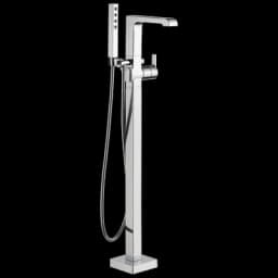 Ara® Single Handle Floor Mount Tub Filler Trim With Hand Shower
