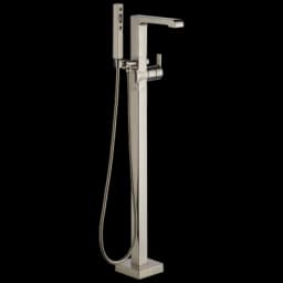Ara® Single Handle Floor Mount Tub Filler Trim With Hand Shower