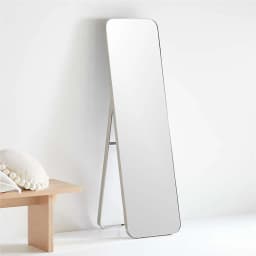 Edge Silver Standing Mirror