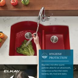 Elkay Quartz Luxe 33" x 18-7/16" x 9-7/16", Single Bowl Undermount Sink