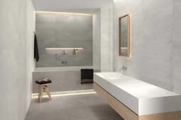 Textuality 16" x 47" Wall Tile in White