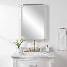 Crofton Lighted Vanity Mirror - Black