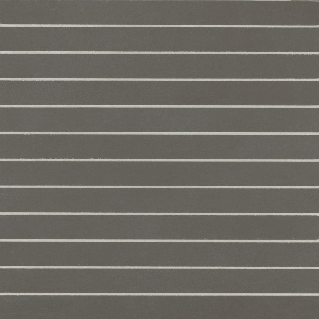 Sahara 1" x 12" Rectangle Matte Porcelain Mosaic Tile in Dark