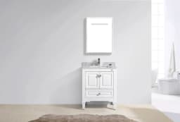 Castillo 30" Freestanding Bath Vanity With Quartz Top And Ceramic Sink