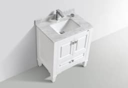 Castillo 30" Freestanding Bath Vanity With Quartz Top And Ceramic Sink