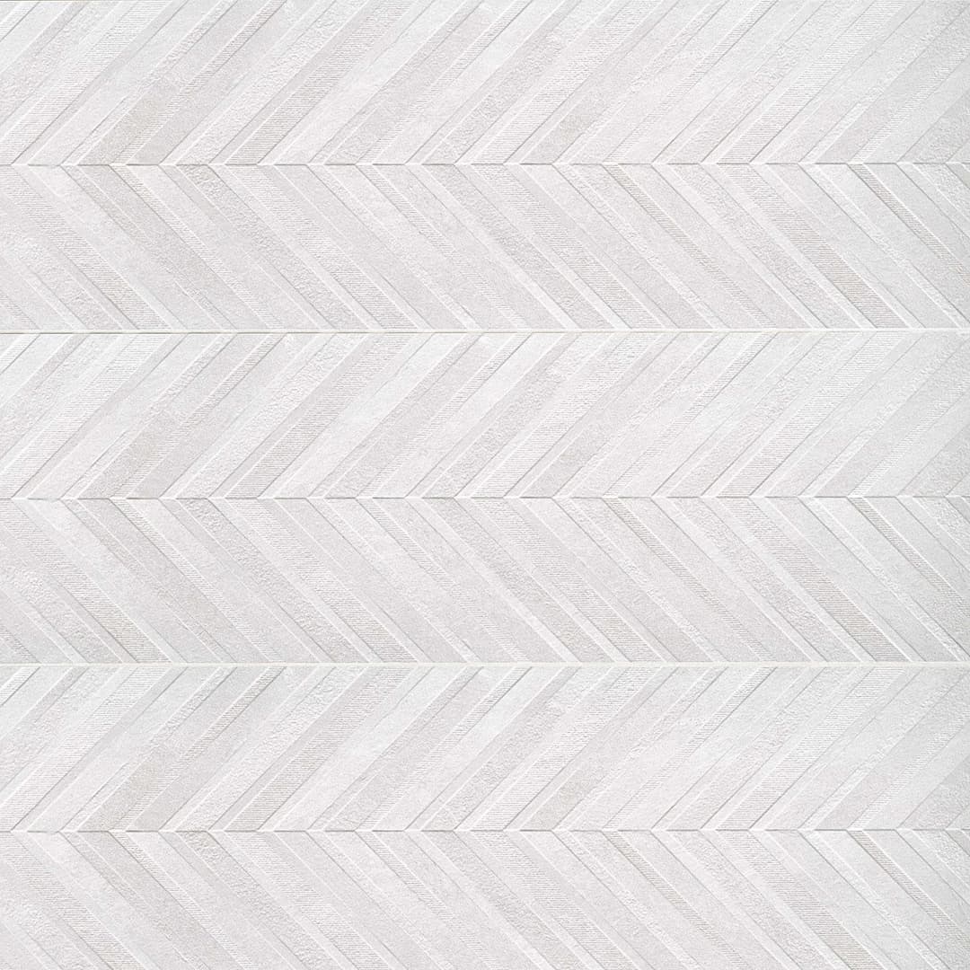 Textuality 16" x 47" Wall Tile in White