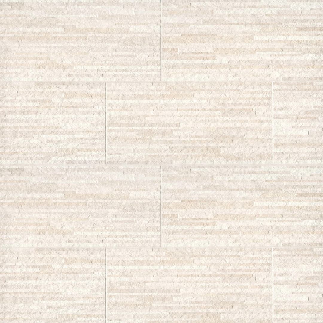Bedrosians Purestone 12" x 24" Matte Muretto Textured Porcelain Tile in Beige