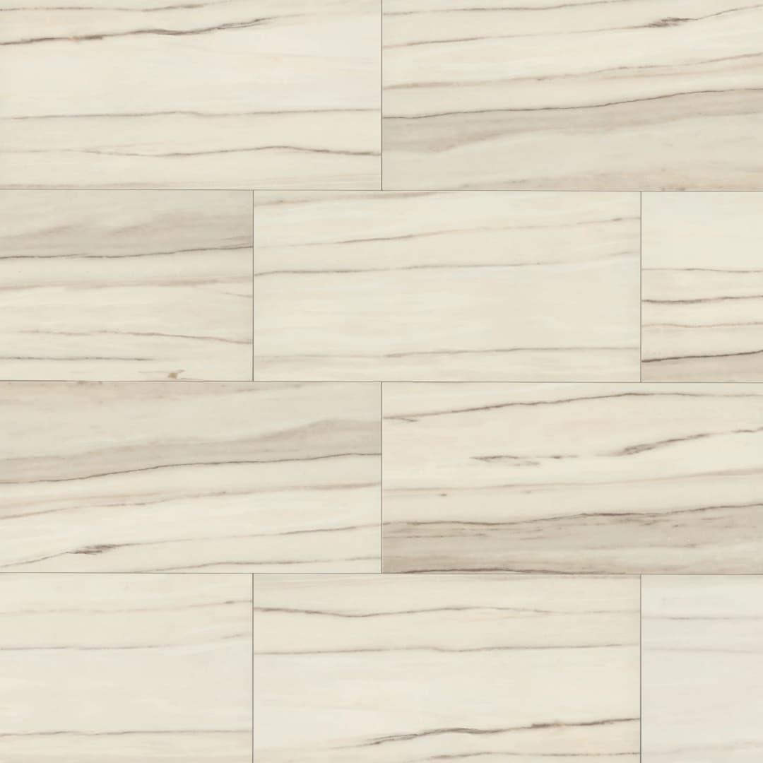 Zebrino 12" x 24" Floor & Wall Tile in Calacatta