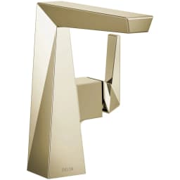 Delta Trillian 1.2 GPM Bathroom Sink Faucet Single Hole Bathroom Faucet Less Drain Assembly
