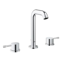 Grohe Essence 1.2 GPM Widespread Bathroom Faucet with SilkMove, QuickFix, and EcoJoy Technology