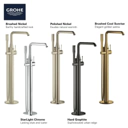 Grohe Essence Floor Mounted Tub Filler with Built-In Diverter - Includes Hand Shower