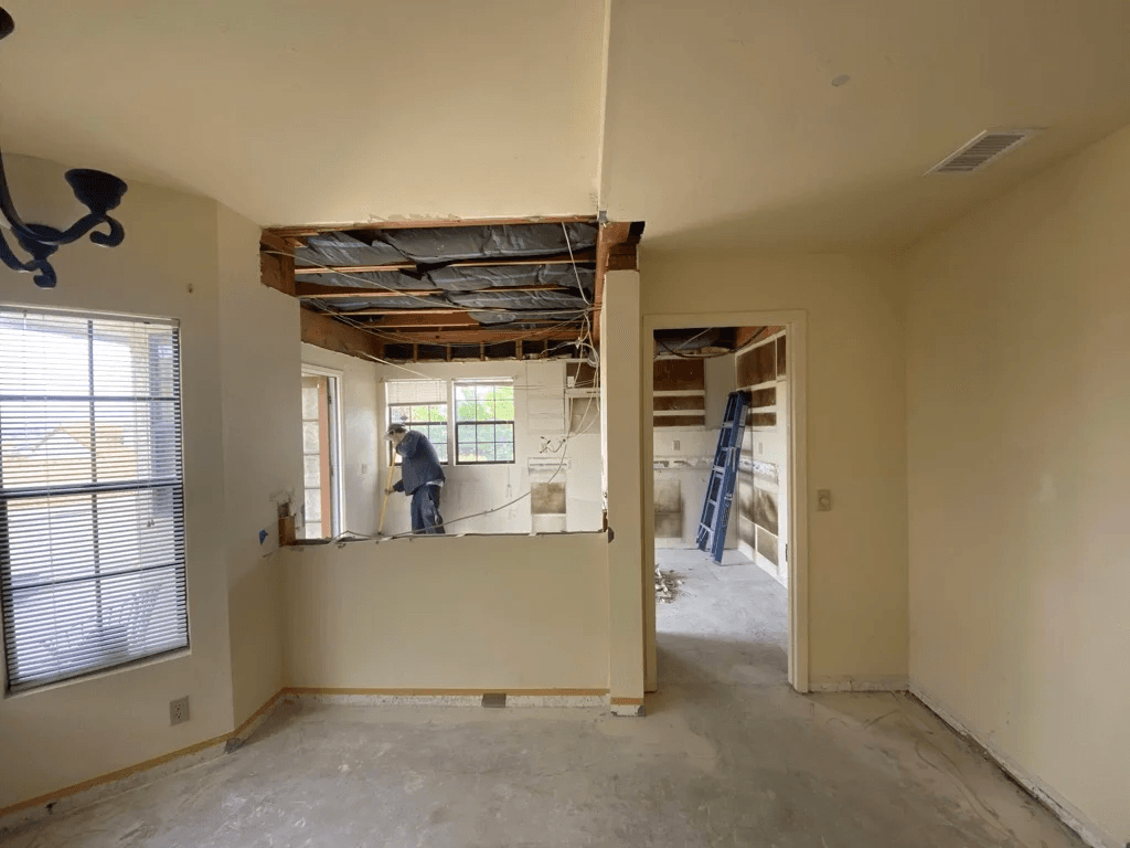 Professional restoration interior