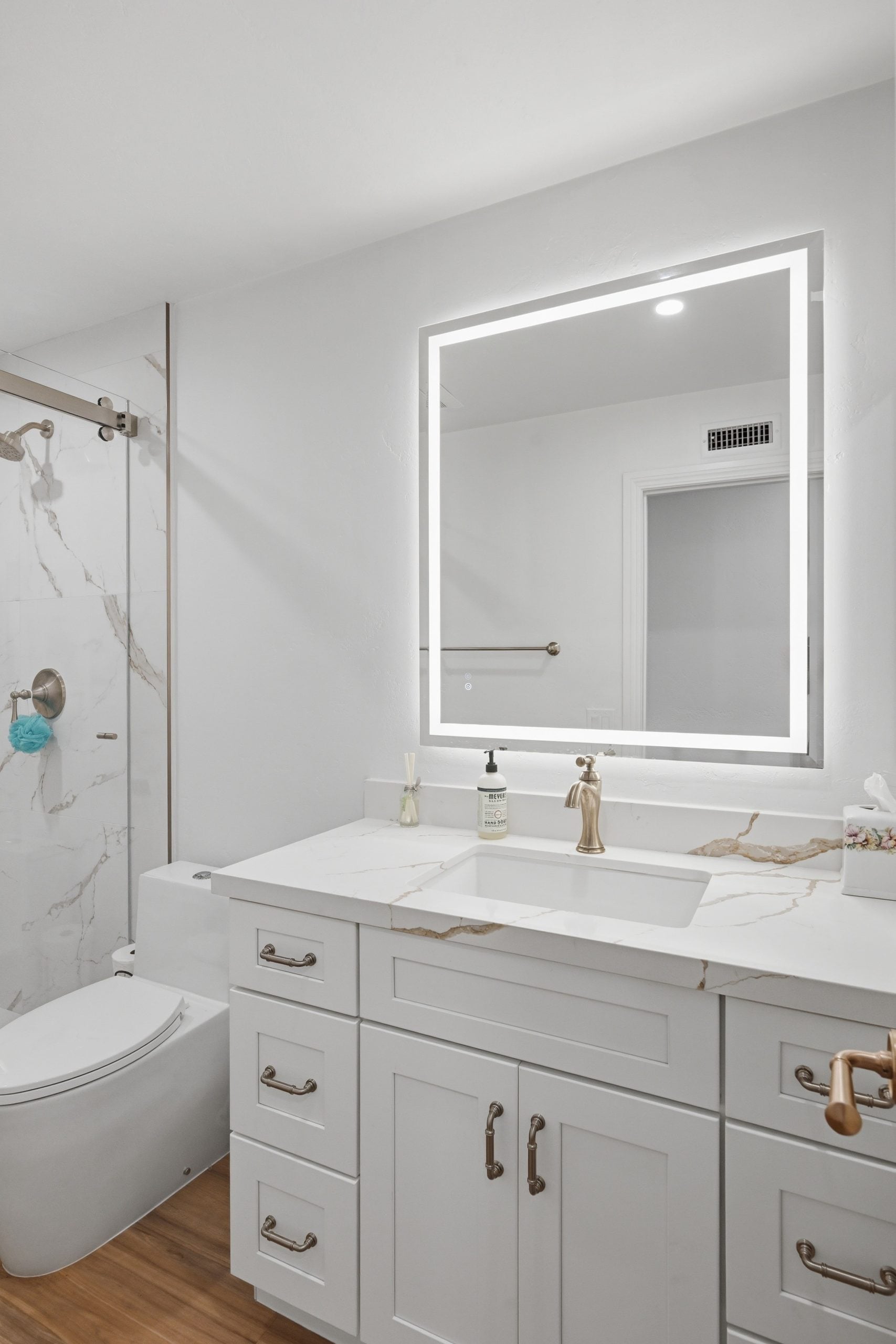 Donahue Drive - Guest Bathroom Vanity Close-up