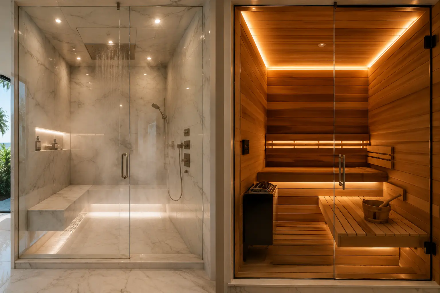 Steam Showers vs Sauna Rooms: Bringing Ultimate Luxury to Your San Diego Home