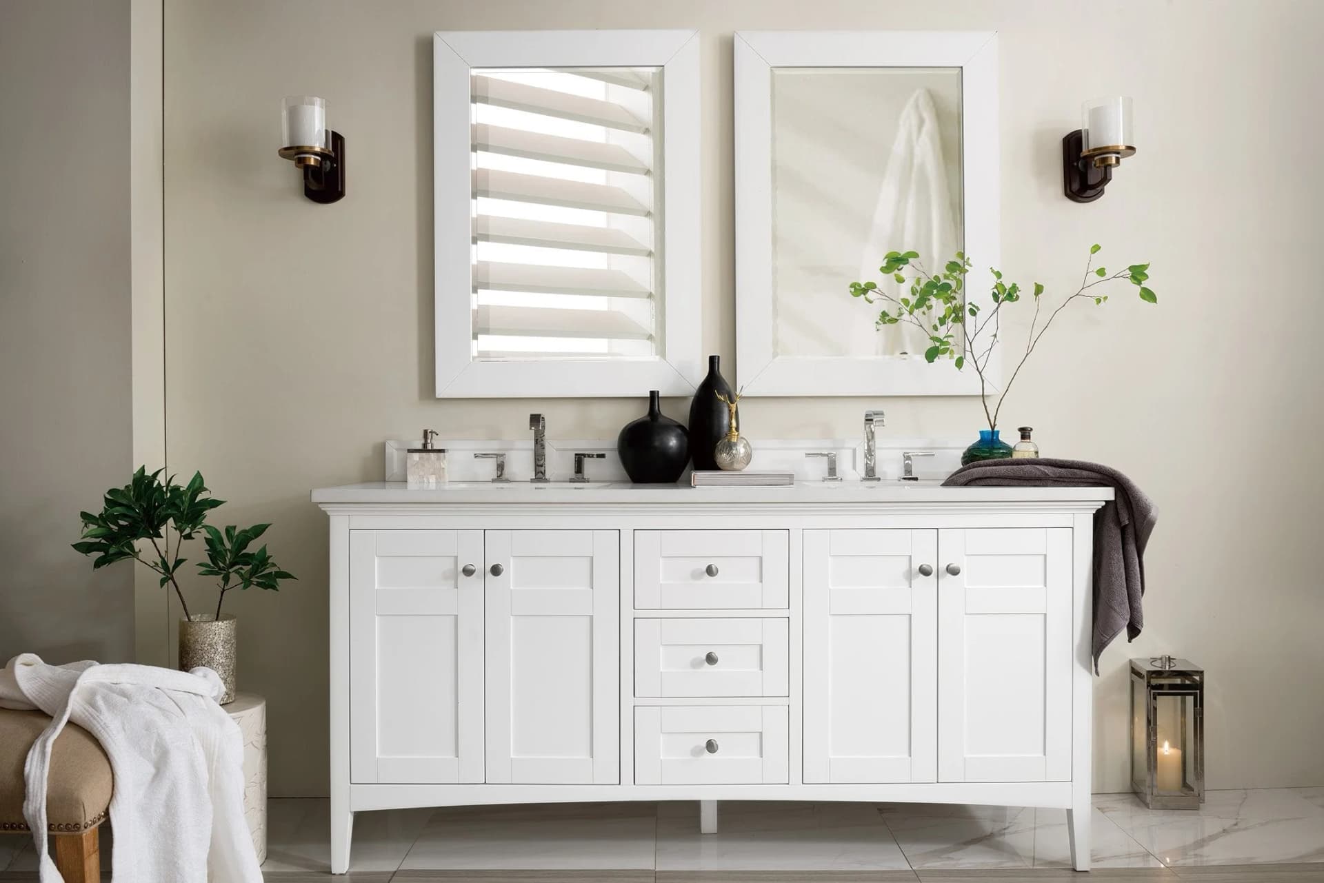 Palisades 72" Double Bathroom Vanity