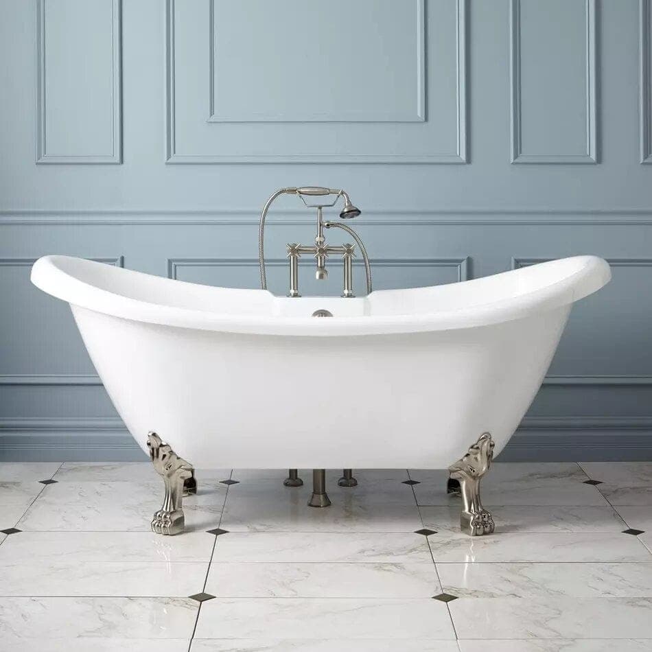69" Rosalind Acrylic Tub - Rolled rim - Tap Deck