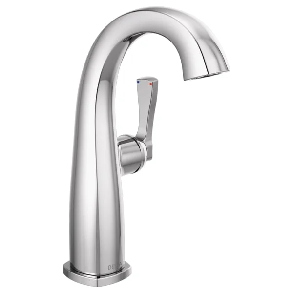 Stryke® Single Handle Mid-Height Bathroom Faucet - Less Handle