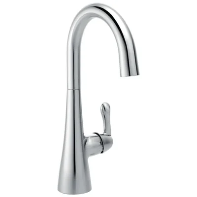 Transitional Single Handle Bar Faucet In Chrome