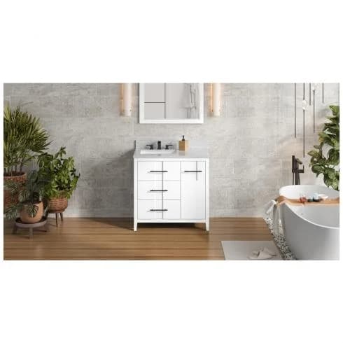 36" Katara Vanity, left offset