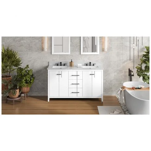 60" Katara Vanity, double bowl