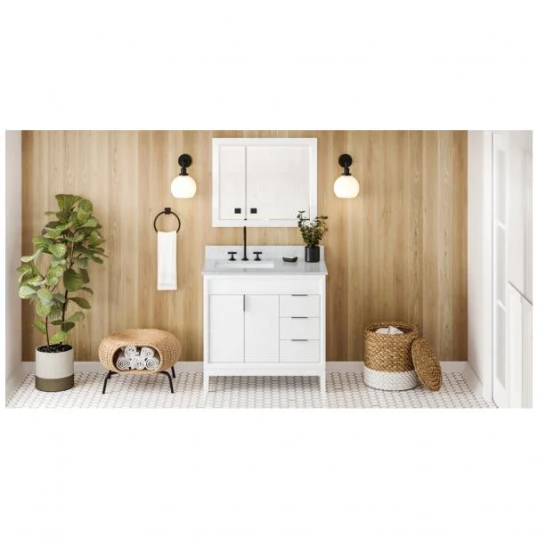 36" Theodora Vanity, Left Offset