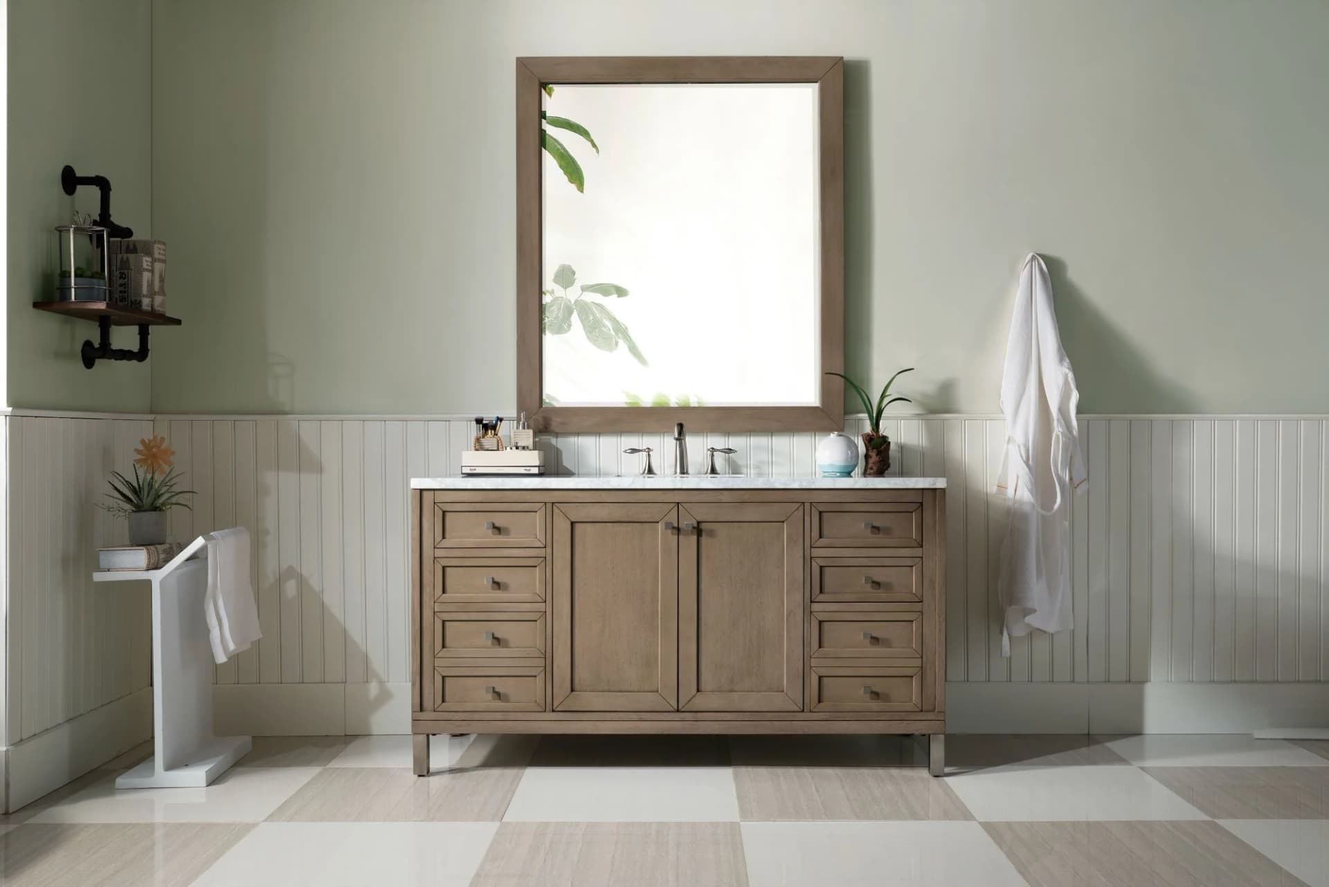 Chicago 60" Single Bathroom Vanity