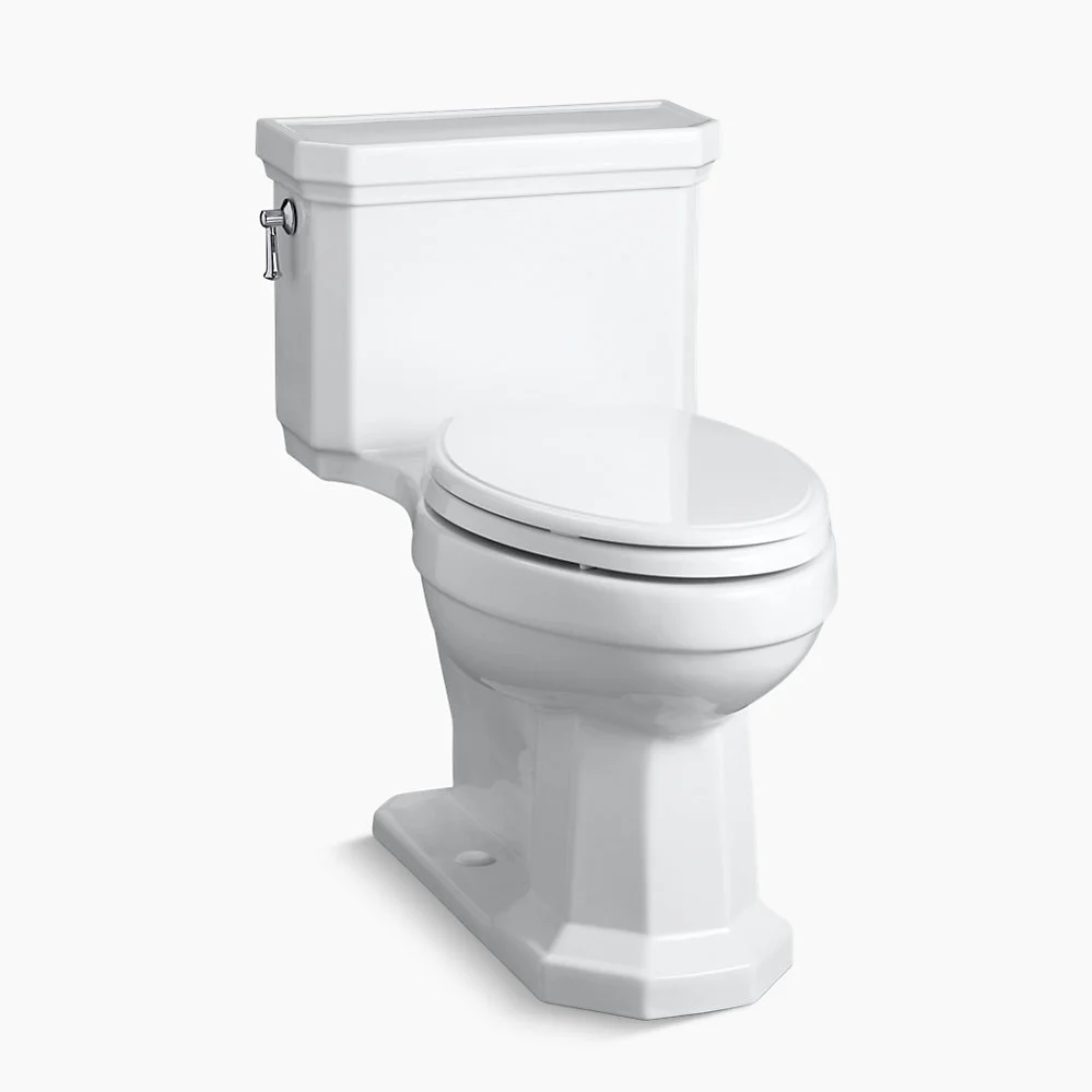 Kathryn® One-piece Compact Elongated Toilet With Concealed Trapway, 1.28 gpf