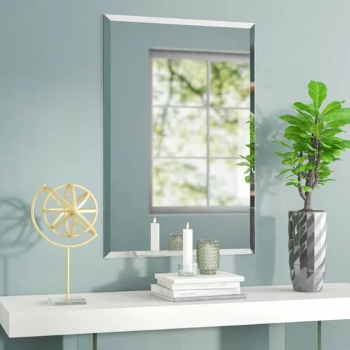 Lithonia Modern And Contemporary Beveled Frameless Vanity Mirror MBK