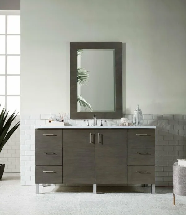 metropolitan 60 single bathroom vanity single bathroom vanity james martin vanities 277455