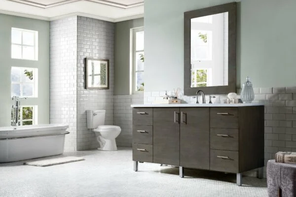 metropolitan 60 single bathroom vanity single bathroom vanity james martin vanities 604689