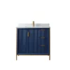 Granada36Free standingSingleBathroomVanitywithStoneVanityTop 4
