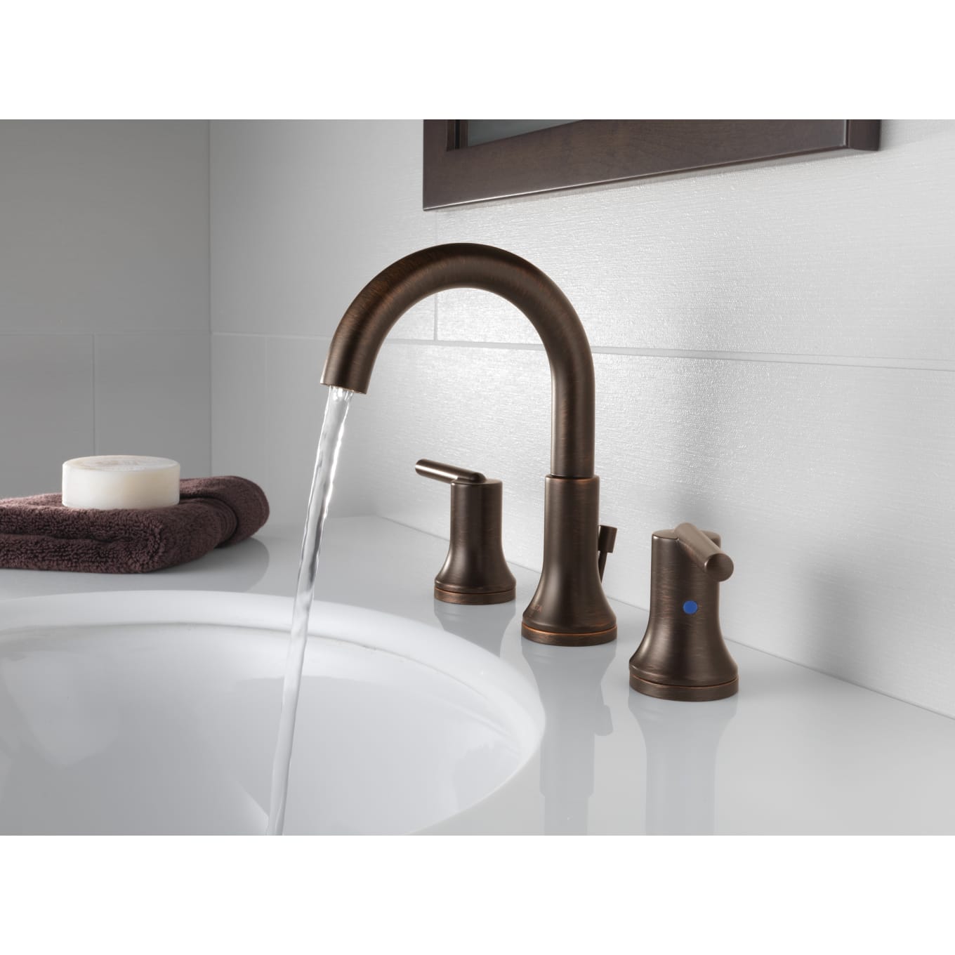 delta 3559 mpu running faucet in venetian bronze 267 2