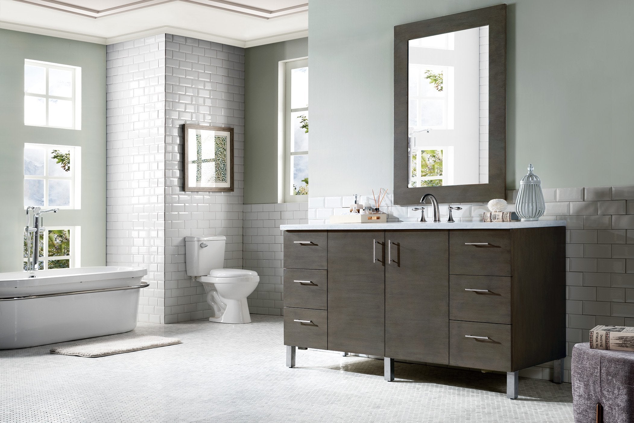 metropolitan 60 single bathroom vanity single bathroom vanity james martin vanities 604689 1