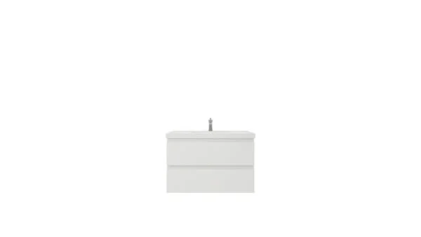 Bohemia Lina 36" Wall Mounted Bath Vanity With Reinforced Acrylic Sink