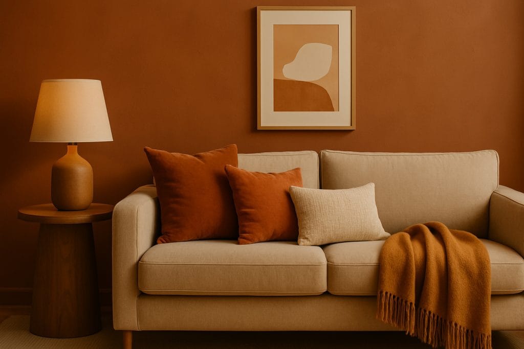 "Create a Cozy Home on a Budget." 2 Cozy Home - Warm Colors